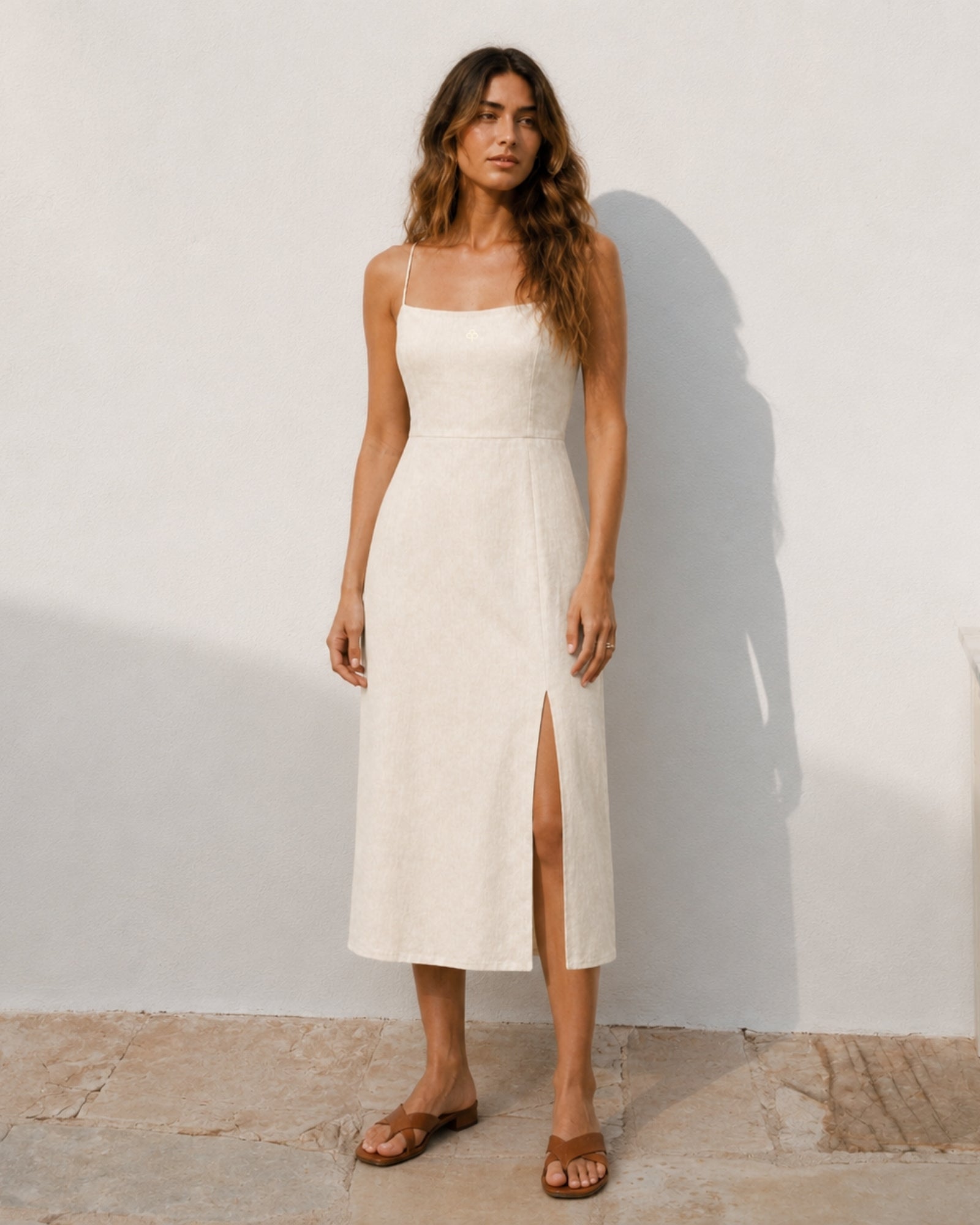 Robe midi en lin