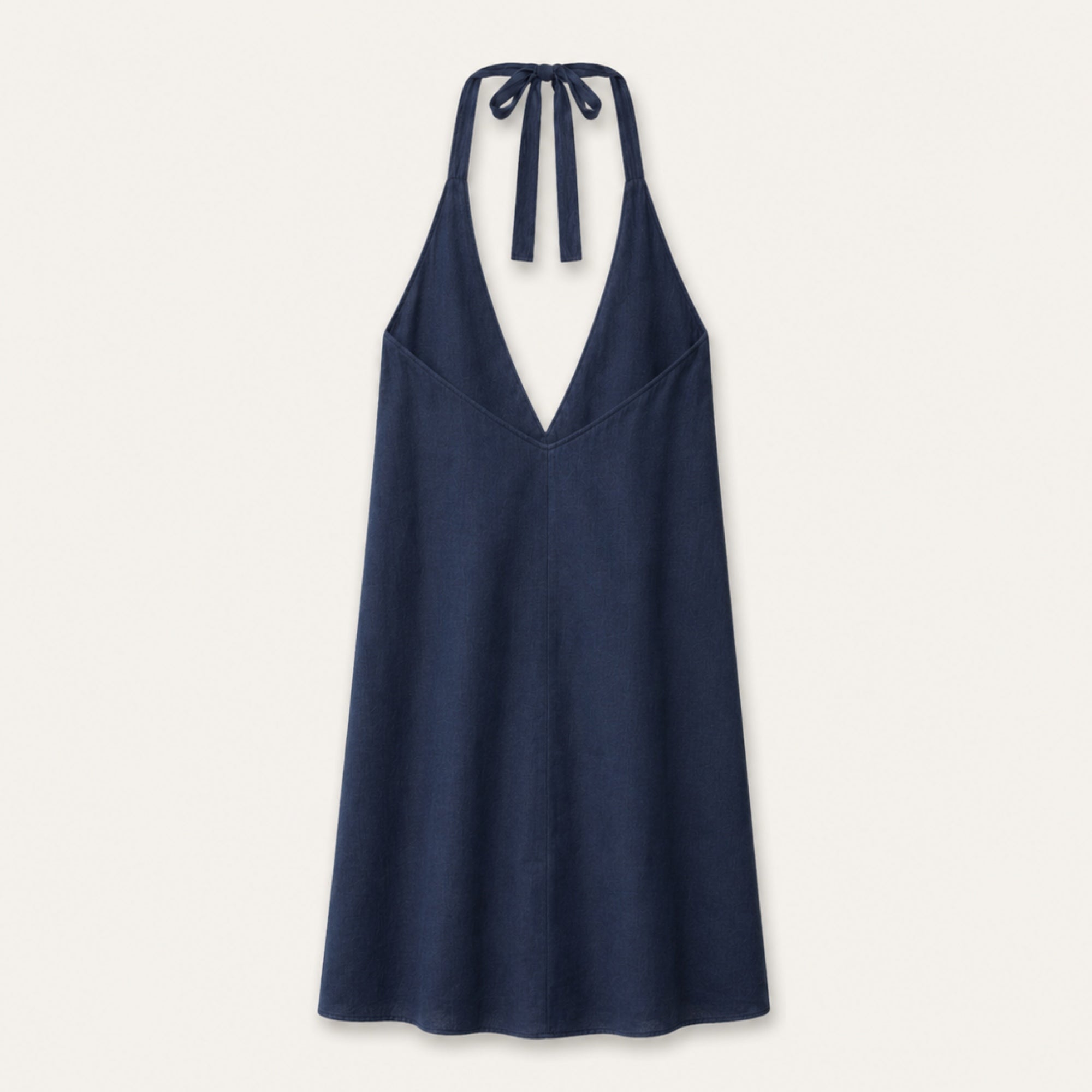 Vestito halter in lino