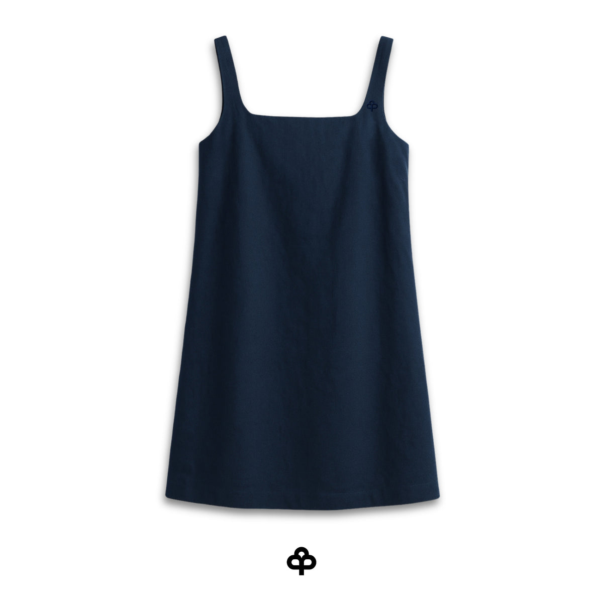 Women's Linen Dress — Navy