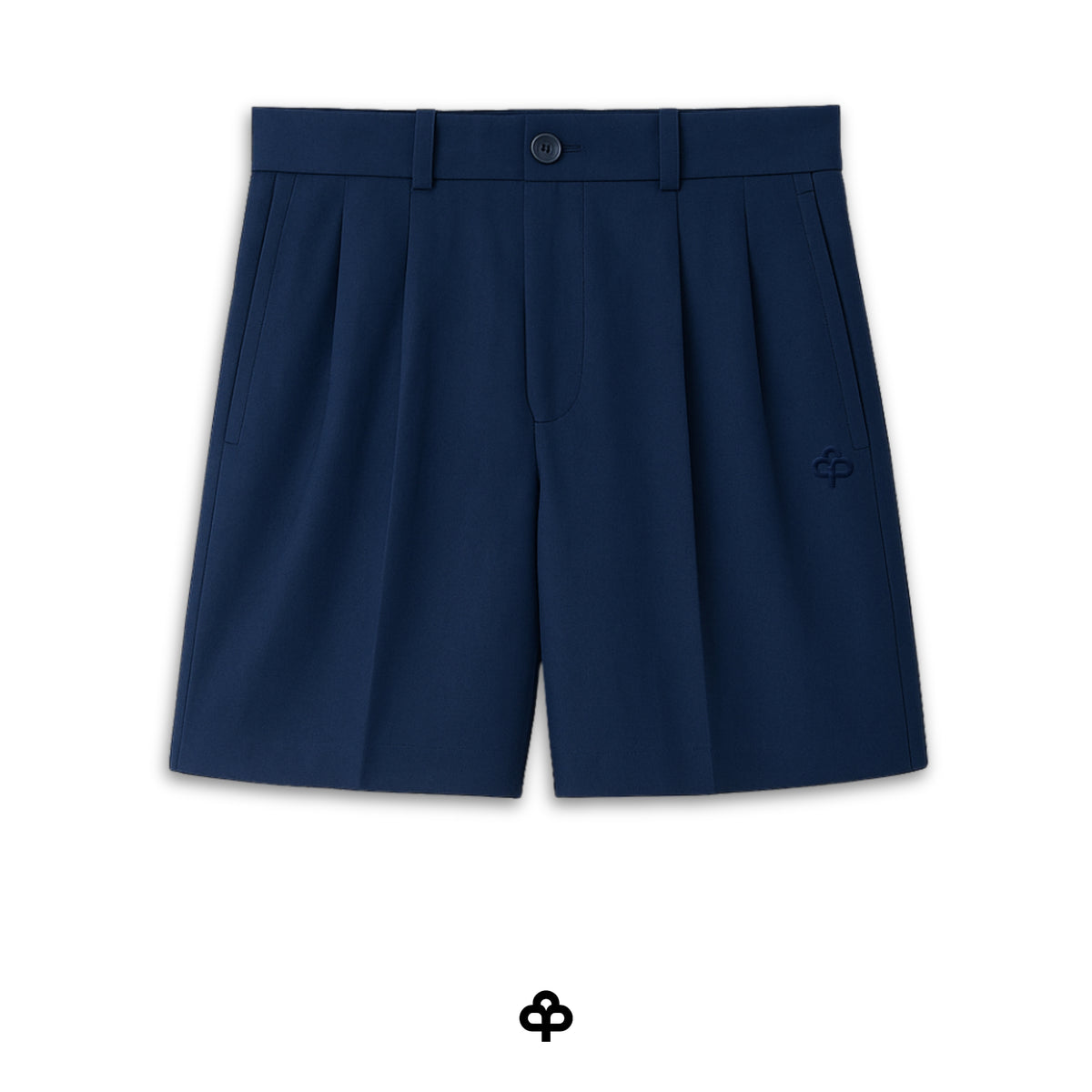 Women's Linen Shorts — Navy