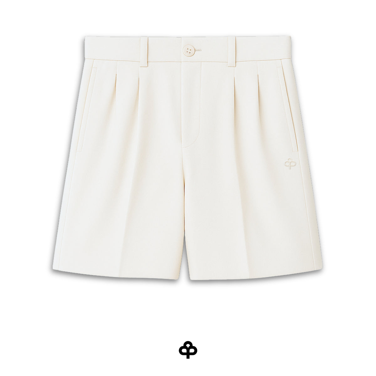 Women's Linen Shorts — White