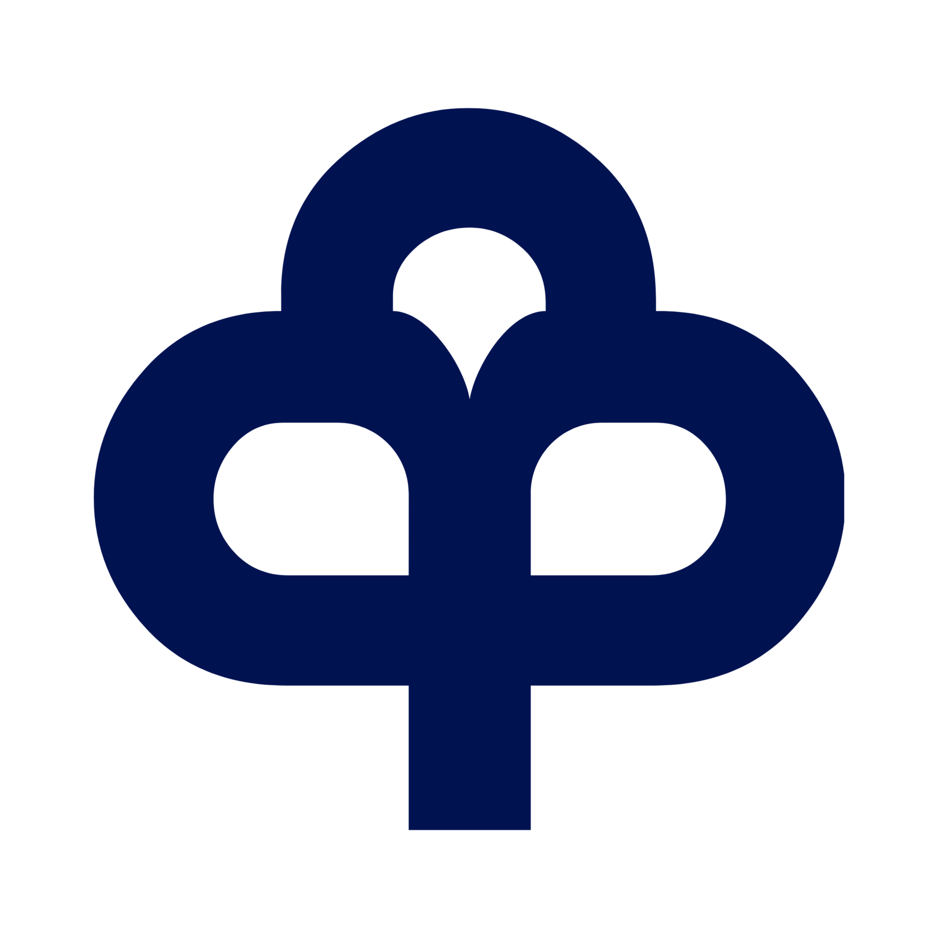 Icono de Pamuuc en color azul marino sin fondo