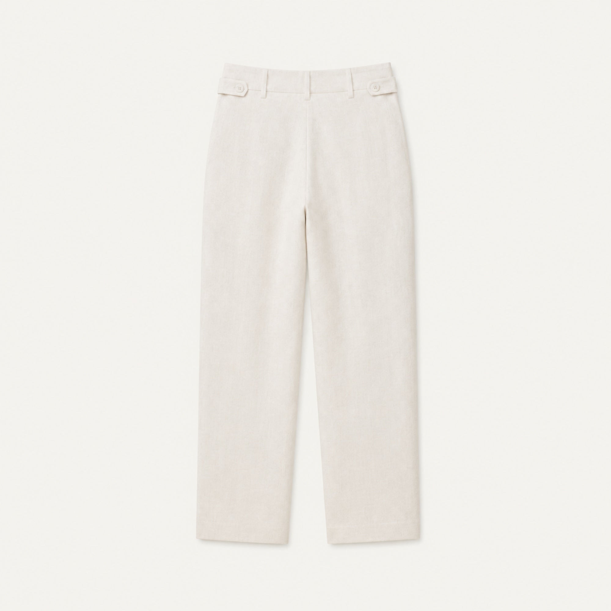 Pantaloni in lino straight leg