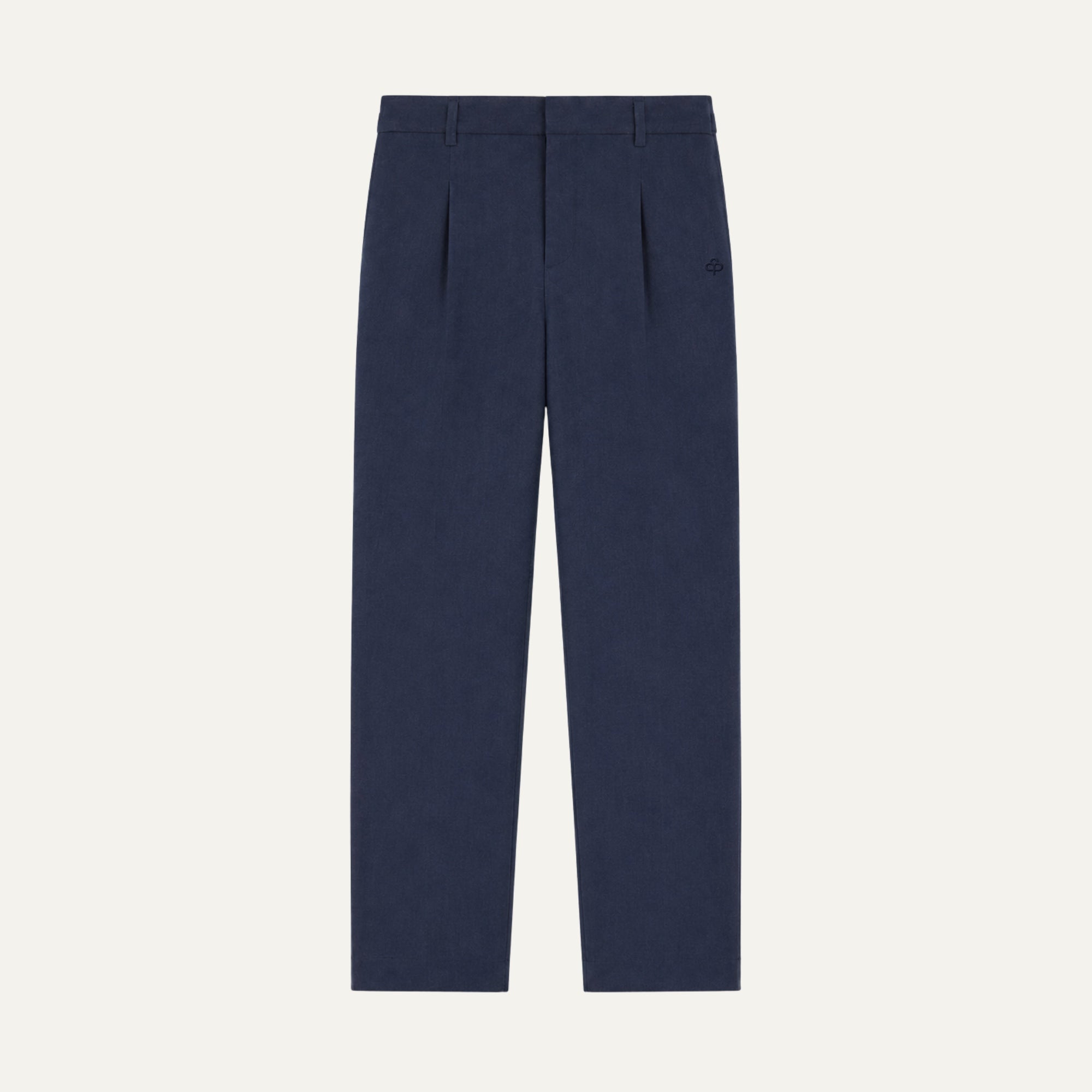 Pantaloni in lino straight leg